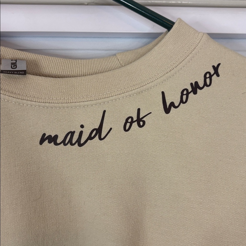 Maid of honor vinyl printed crewneck - Picture 7 of 11